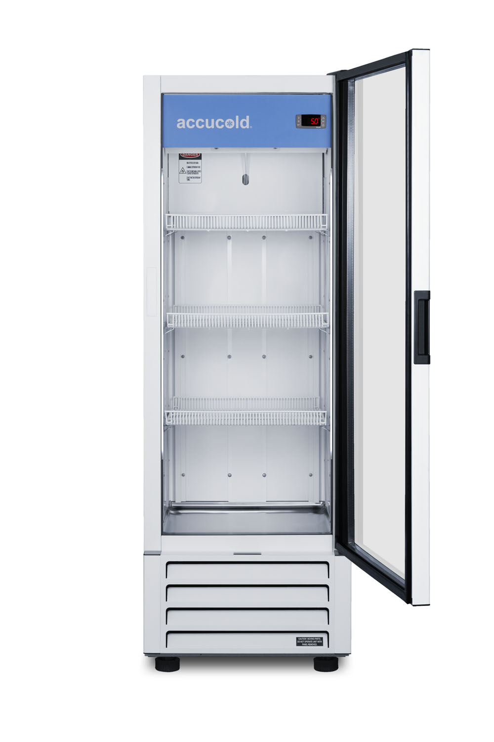 7.56 cu.ft. general purpose pharmaceutical all-refrigerator with self-closing glass door and digital controls